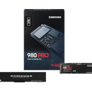 SAMSUNG SSD 2.0TB 980 PRO NVME M.2 MZ-V8P2T0BW SSD Drive