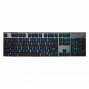 COOLERMASTER SK651 BLACK KEYBOARD ENG&HE SK-651-GKLR1-HE