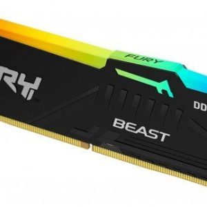 Kingston FURY BEAST RGB 8GB DDR5 4800MHz CL38 Desktop Memory RAM KF548C38BBA-8