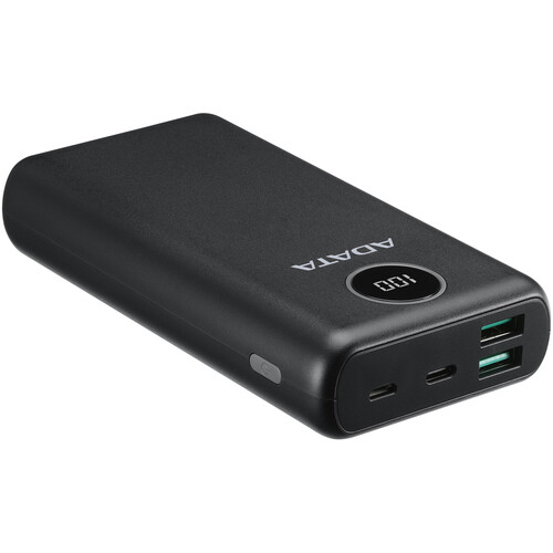 ADATA P20000QCD Power Bank (20,000mAh, Black)