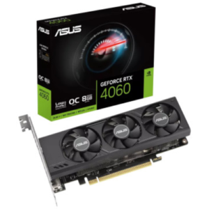 Asus RTX 4060 LP BRK OC Edition Video Card 8GB GDDR6 2520 MHz 90YV0JL0-M0NA00