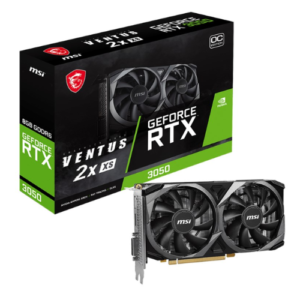 MSI GeForce RTX 3050 VENTUS 2X XS OC 8 GB GDDR6 PCI-E 4.0