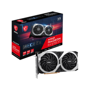Video Card MSI Radeon RX 6750 XT MECH 2X 12G V1 Ultra HD 8K 7680x4320