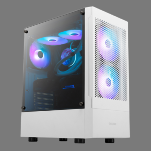 GAMDIAS TALOS E3 MESH WH PC Computer Case Mid-Tower