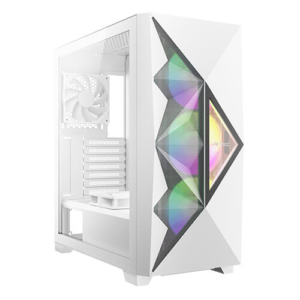 ANTEC DF800 Flux White PC Computer Mid-Tower ATX Gaming Case DF800FLUXW