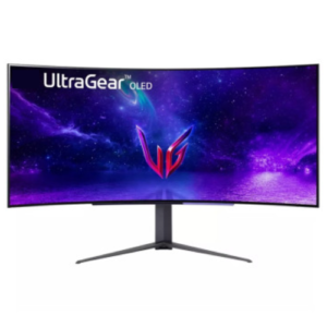 LG 45" UltraGear OLED WQHD 240Hz 0.03ms 800R Curved Gaming Monitor 45GR95QE-B