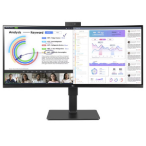 LG 34" UltraWide IPS WQHD 60Hz 5ms 3800R Curved Monitor 21:9 1:1000 34BQ77QC-B