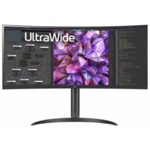 LG 34" UltraWide IPS QHD 60Hz 5ms 3800R Curved Monitor 21:9 1:700 34WQ75X-B