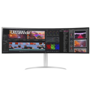 LG 49" UltraWide IPS Dual QHD 144Hz 5ms 3800R Curved Monitor 32:9 49BQ95C-W