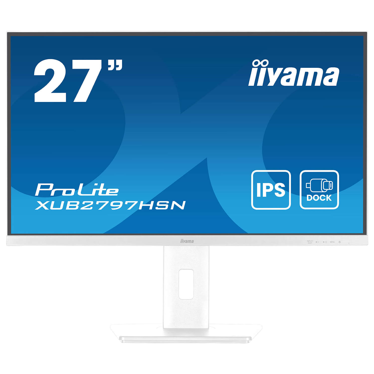IIYAMA 27" ProLite FHD 100Hz 1ms USB-C PD65W IPS Monitor White - Image 2