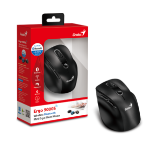 Genius Mouse Ergo 9000S Black 2400 DPI 2.4 GHz