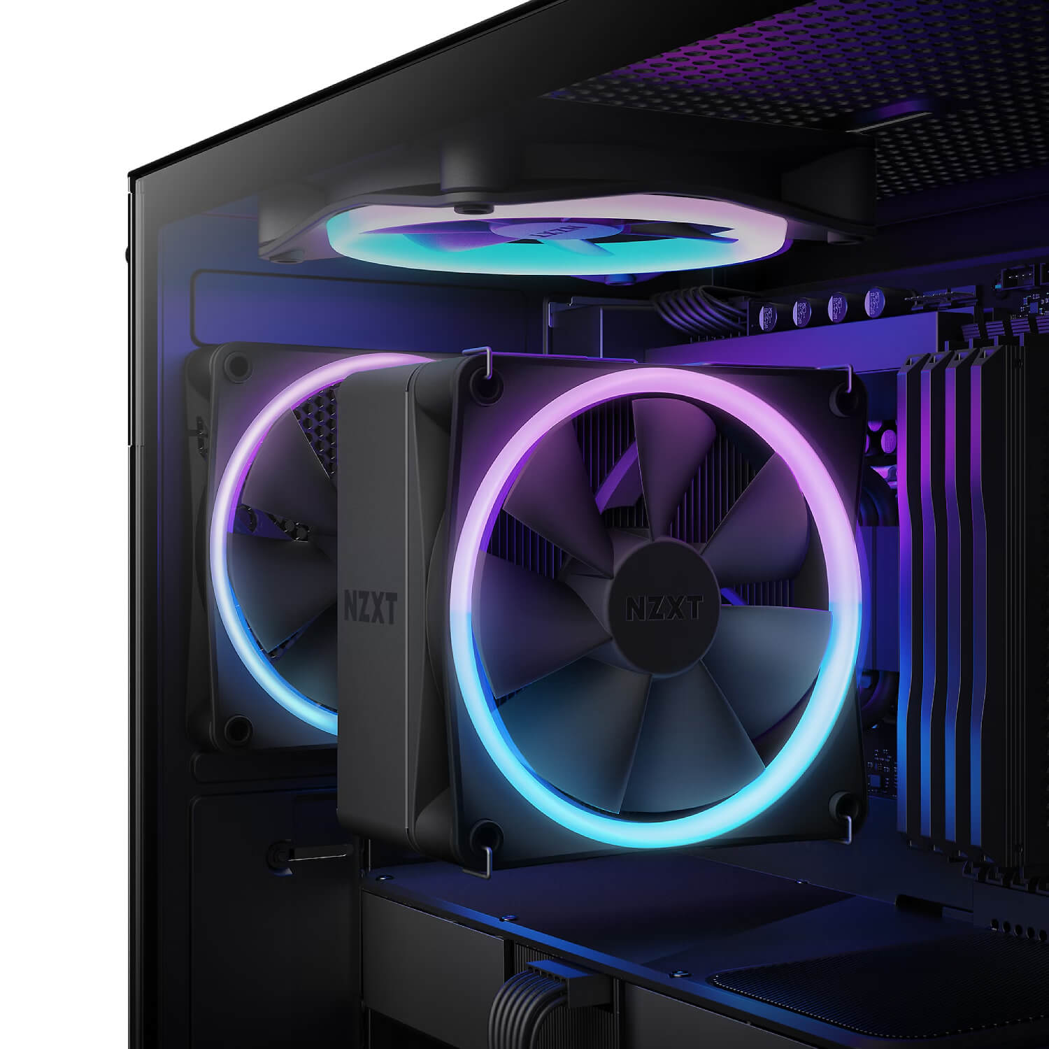NZXT T120 RGB CPU Air Cooler Black 120mm Aluminum Heat LGA - Image 5