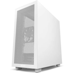 NZXT H7 Flow White PC Computer Mid-Tower Case ATX