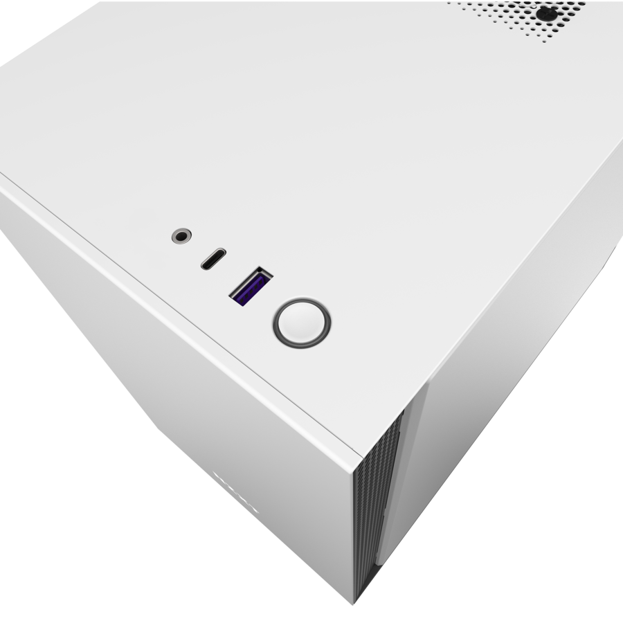 NZXT H210i White and Black PC Computer Mini Tower Case CA-H210I-W1 - Image 5