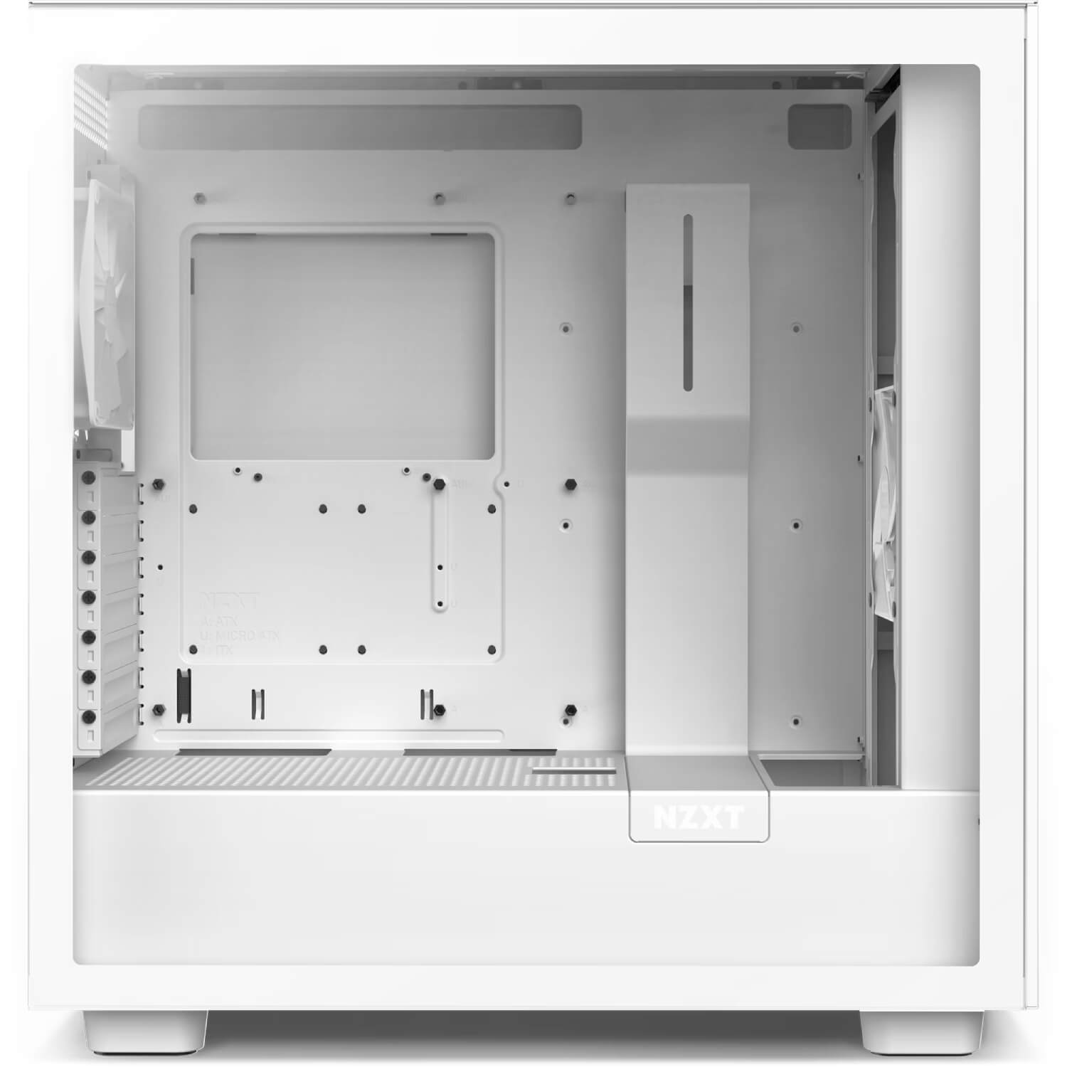 NZXT H7 Flow White PC Computer Mid-Tower Case ATX - Image 3
