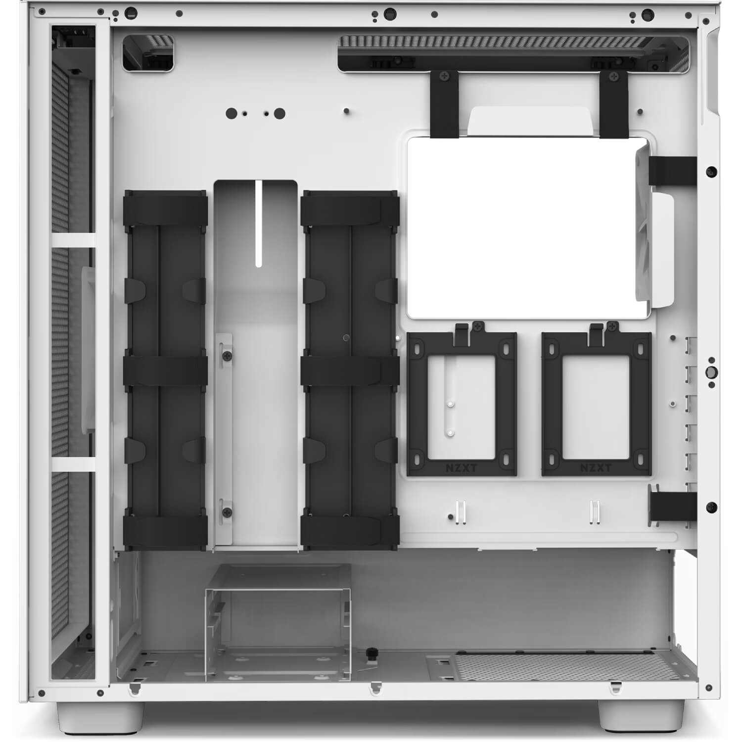 NZXT H7 Flow White PC Computer Mid-Tower Case ATX - Image 5