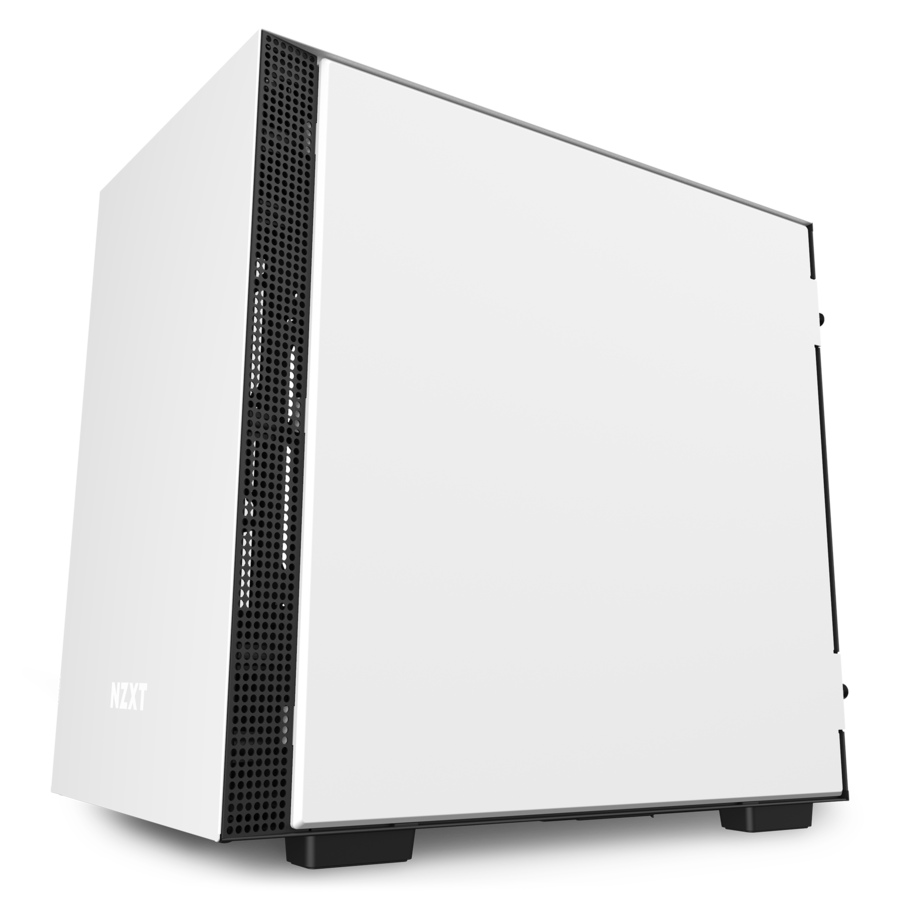 NZXT H210i White and Black PC Computer Mini Tower Case CA-H210I-W1