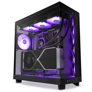 NZXT H6 Flow RGB Black PC Computer ATX Case CC-H61FB-R1