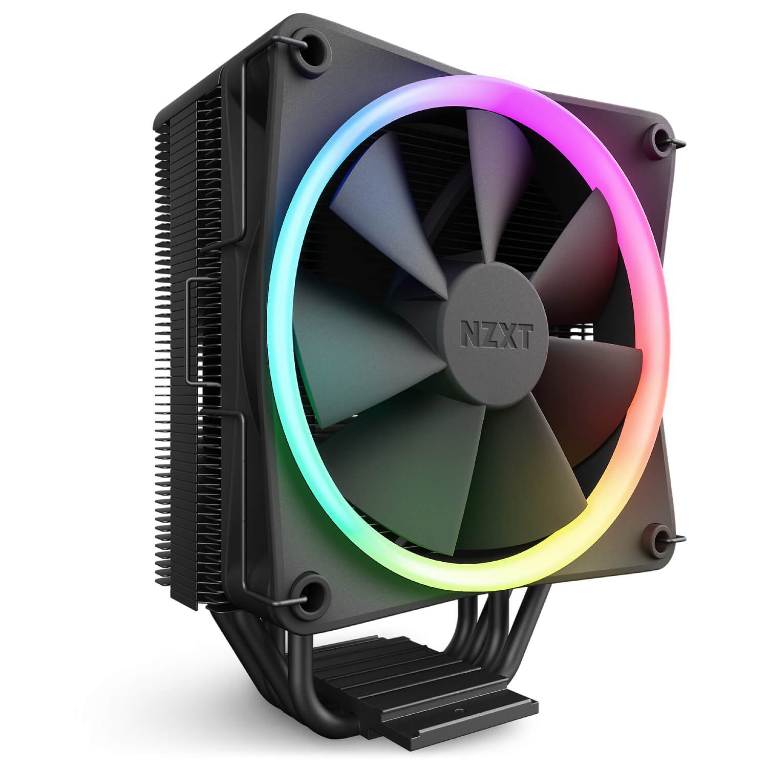 NZXT T120 RGB CPU Air Cooler Black 120mm Aluminum Heat LGA - Image 2