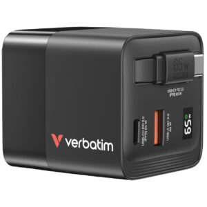 VERBATIM MINI CHARGER 65W WITH CABLE