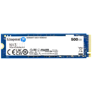 Kingston 500GB SSD NV3 M.2 2280 PCIe 4.0 NVMe