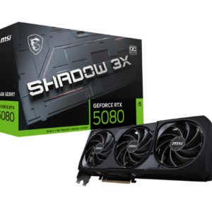 Video Card MSI RTX 5080 16G SHADOW 3X OC PCI E Gen 5 x16 GDDR7