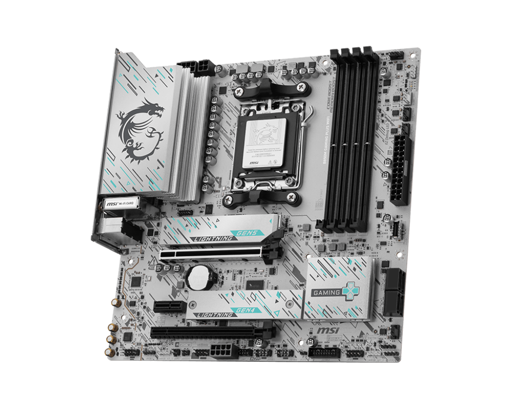 Motherboard MSI B850M GAMING PLUS WIFI AM5 AMD DDR5 SATA III - Image 4