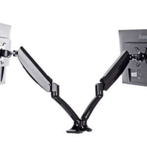IIYAMA Dual Gas Spring Monitor Arm Desk Clamp/Grommet