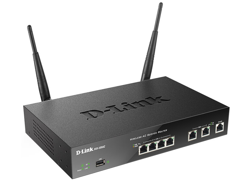 D-Link VPN Wireless Router 2X WAN 4X GBL AC1200 Dual Band