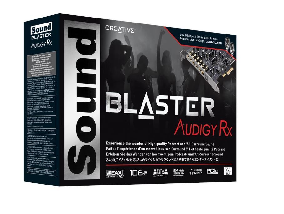 Creative Labs Sound Blaster Audigy Rx Internal Sound Card - 7.1 - Image 2