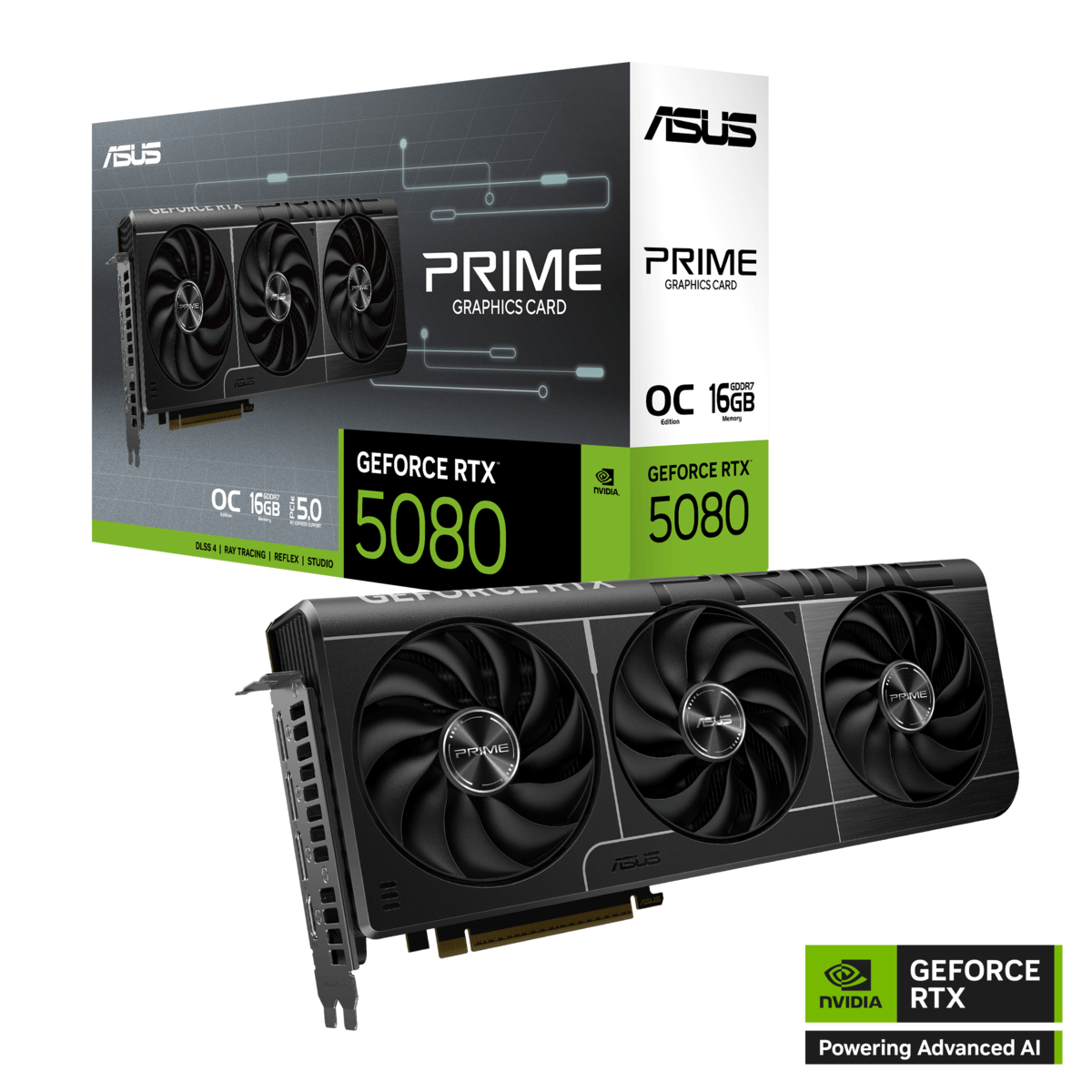 ASUS PRIME GeForce RTX 5080 16GB GDDR7 OC Edition