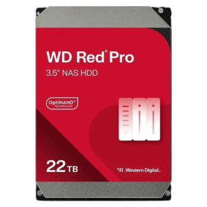 WD 22TB 512MB 7200 RPM SATA3 NAS Red Pro HDD 3.5"