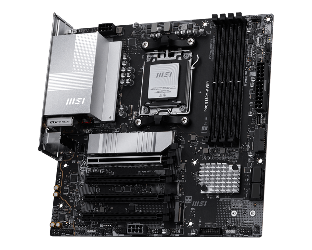 MSI PRO B850M-P WIFI Motherboard AM5 DDR5 - Image 3