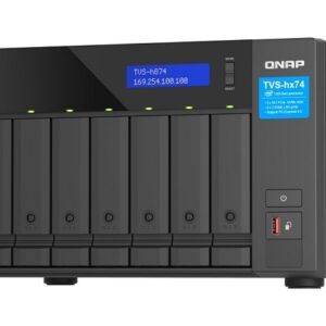 QNAP ZFS TVS-h874-i5-32G 8-BAY i5-12400, 32GB 2xNVME Slots