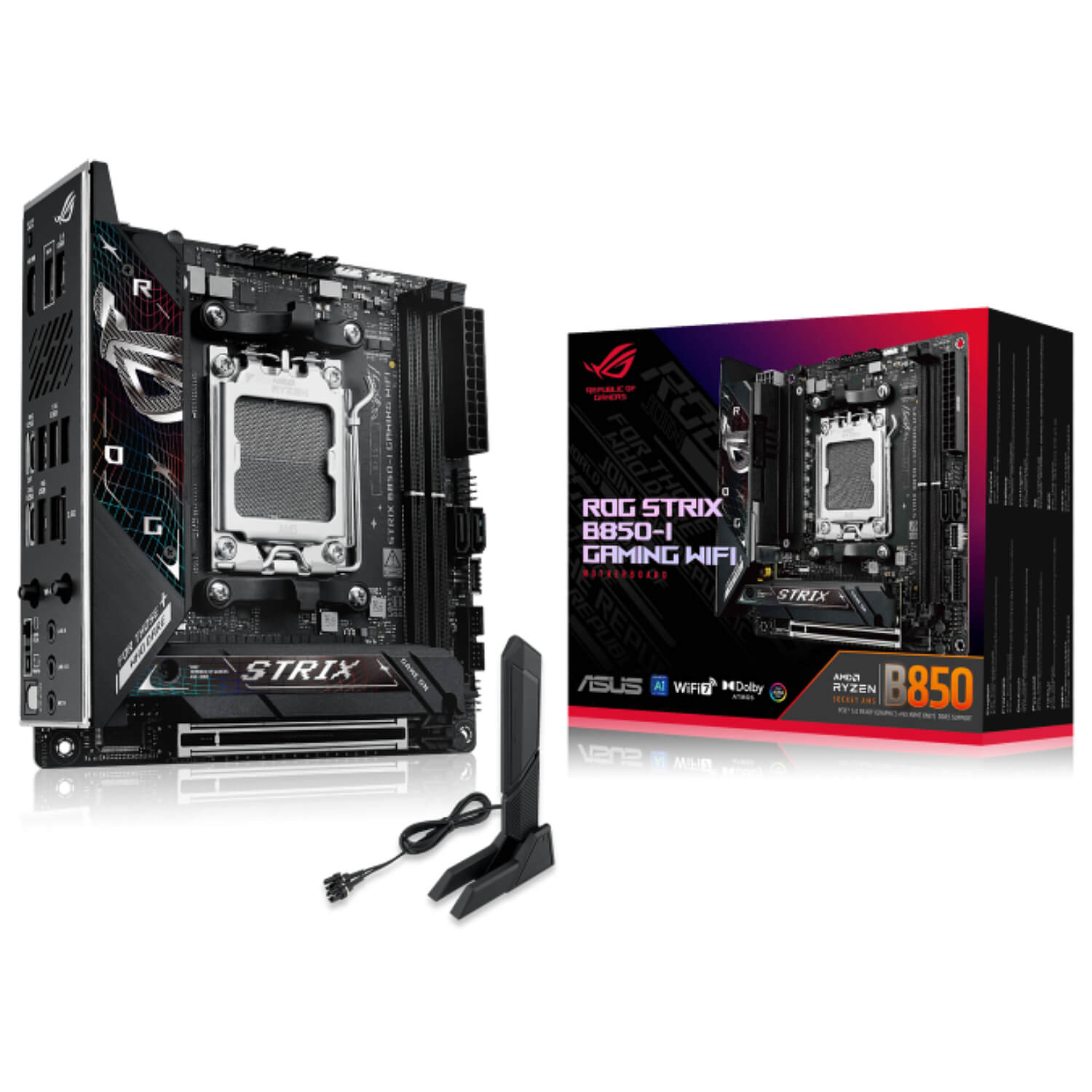 Asus ROG STRIX B850-I GAMING WIFI AM5 DDR5 Mini ITX