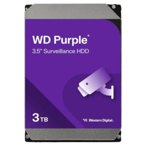 WD 3TB 256MB 3.5" SATA3 Purple HDD 5400 RPM WD33PURZ