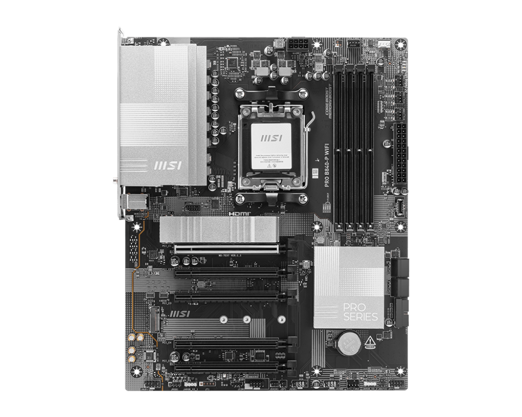 MSI PRO B840-P WIFI Motherboard AMD B850 AM5 DDR5 - Image 3