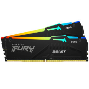 Kingston DDR5 32GB (2x16GB) 6000 CL36 FURY Beast RGB Black