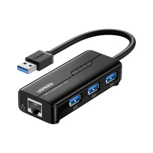 UGREEN USB-A to USB-A3.0 x3 + 1G LAN Hub
