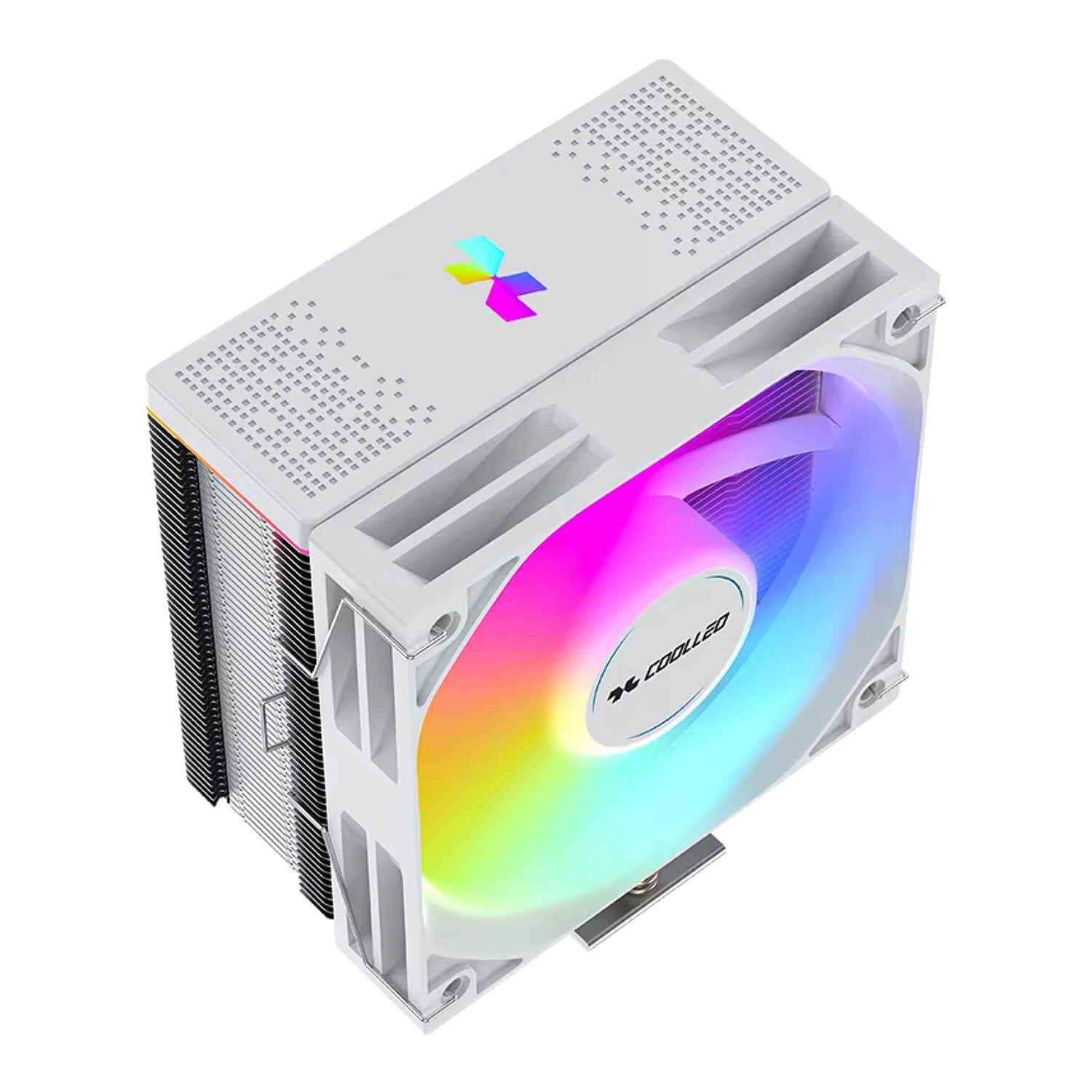 Cooler Coolleo B50 ARGB 5 Heat Pipes 235W CPU White CL-B50-H-ARGB - Image 4