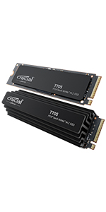 Crucial T705 4.0TB PCIe Gen5 NVMe M.2 SSD CT4000T705SSD3