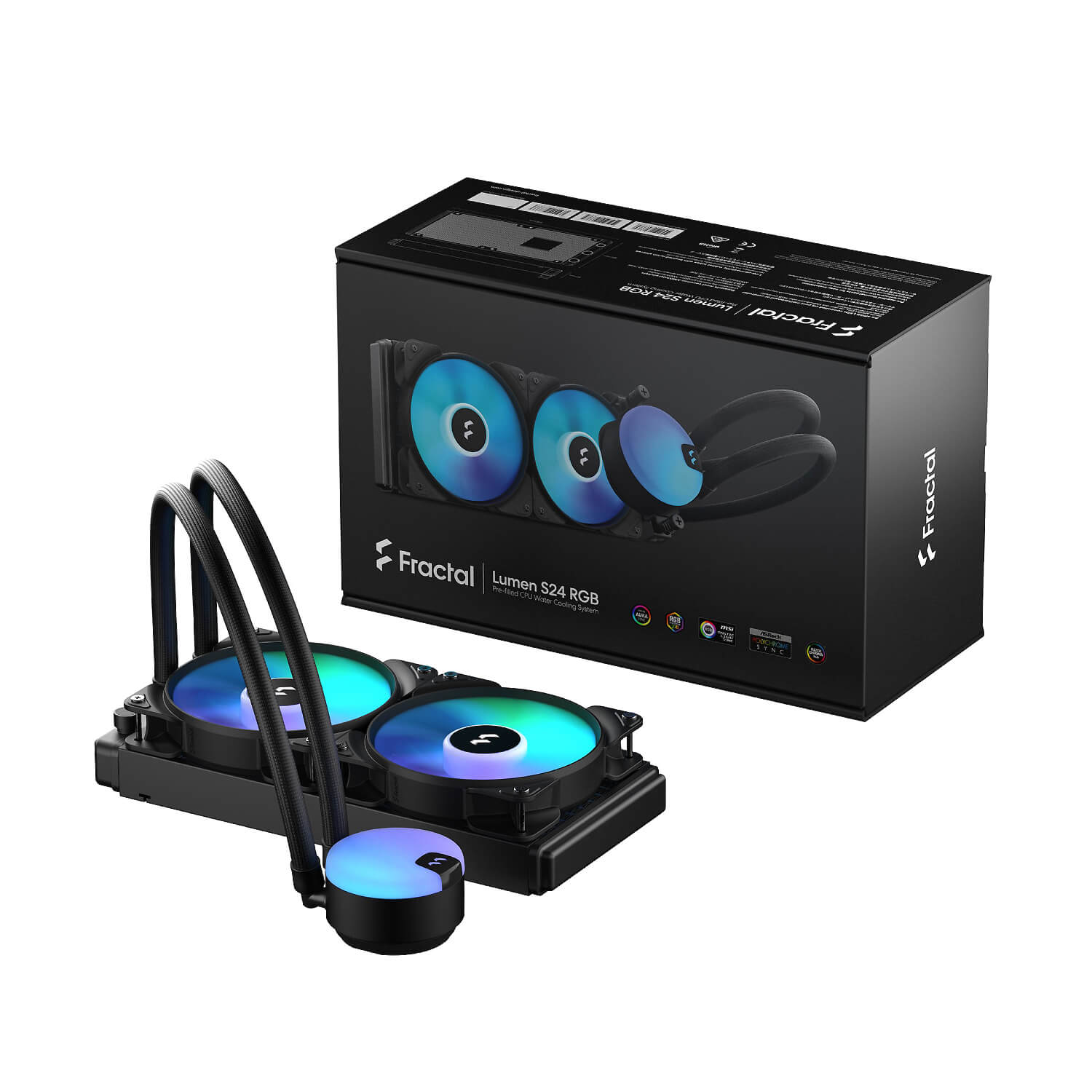 Fractal Design Lumen S24 RGB CPU Water Cooling - Image 3