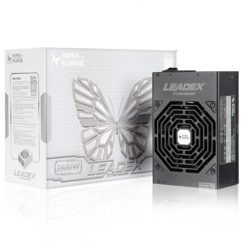 SUPER FLOWER LEADEX 1600W TITANIUM SF-1600F14HT Power Supply
