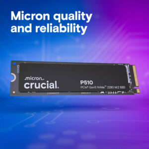 Crucial 2TB P510 PCIe Gen5 NVMe M.2 SSD CT2000P510SSD8