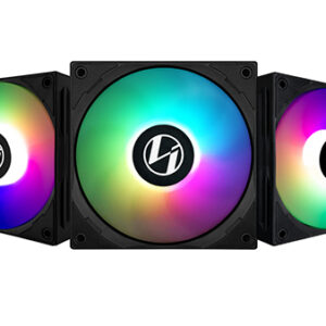 LIAN-LI Cooler 120mm ARGB ST120-3 Black - 3 Fan