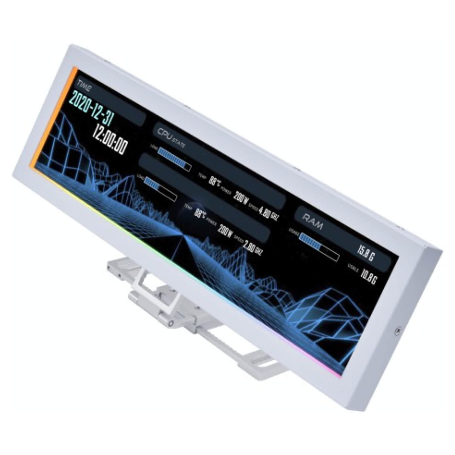 Lian-Li 8.8" IPS Universal Screen White - Image 6