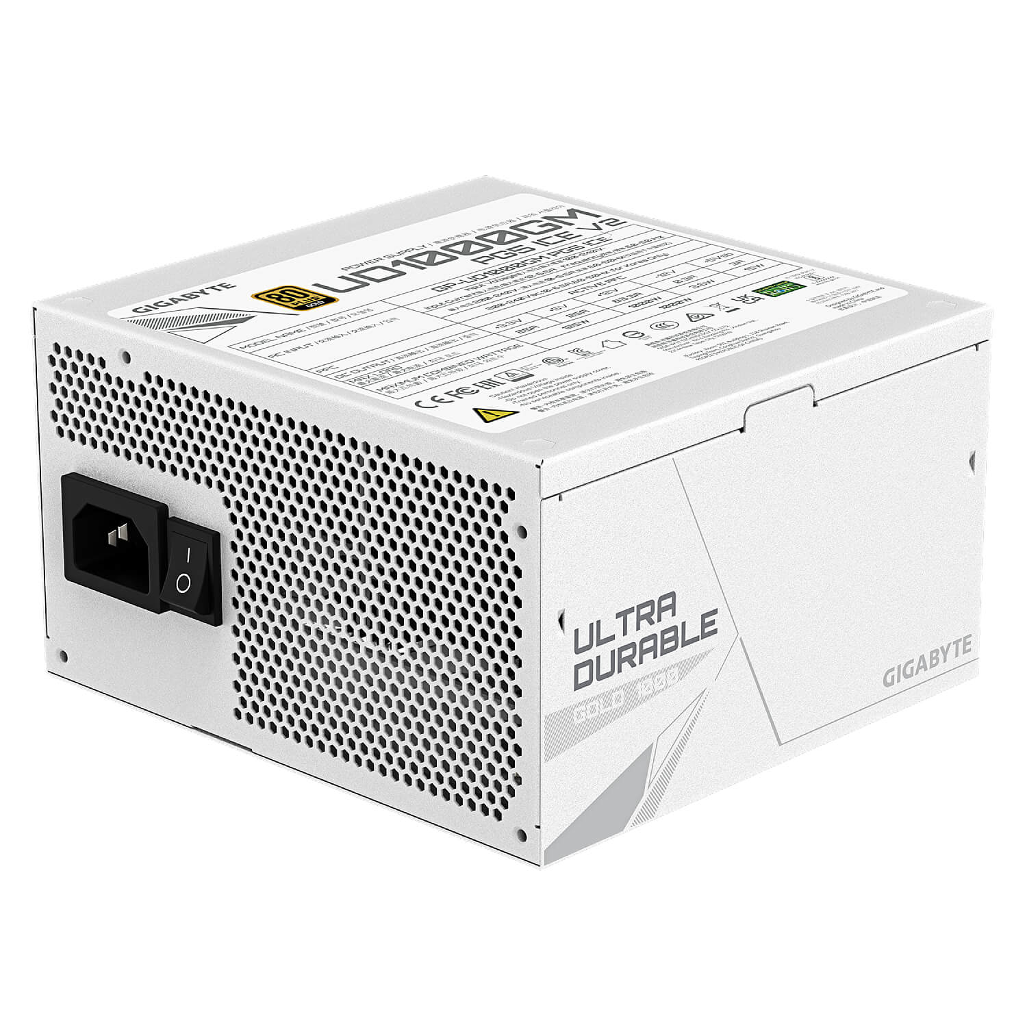 Gigabyte PSU 1000W Gold 80+ PCIE 5.1 UD1000GM PG5 V2 ICE - Image 4