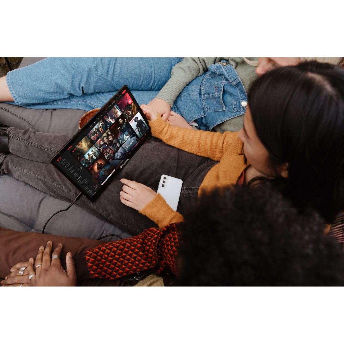 Monitor Verbatim Portable Touchscreen IPS 14" 1920x1080 - Image 2