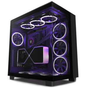NZXT H9 Elite Mid-Tower Case (Black) Mini ITX WITH FANS
