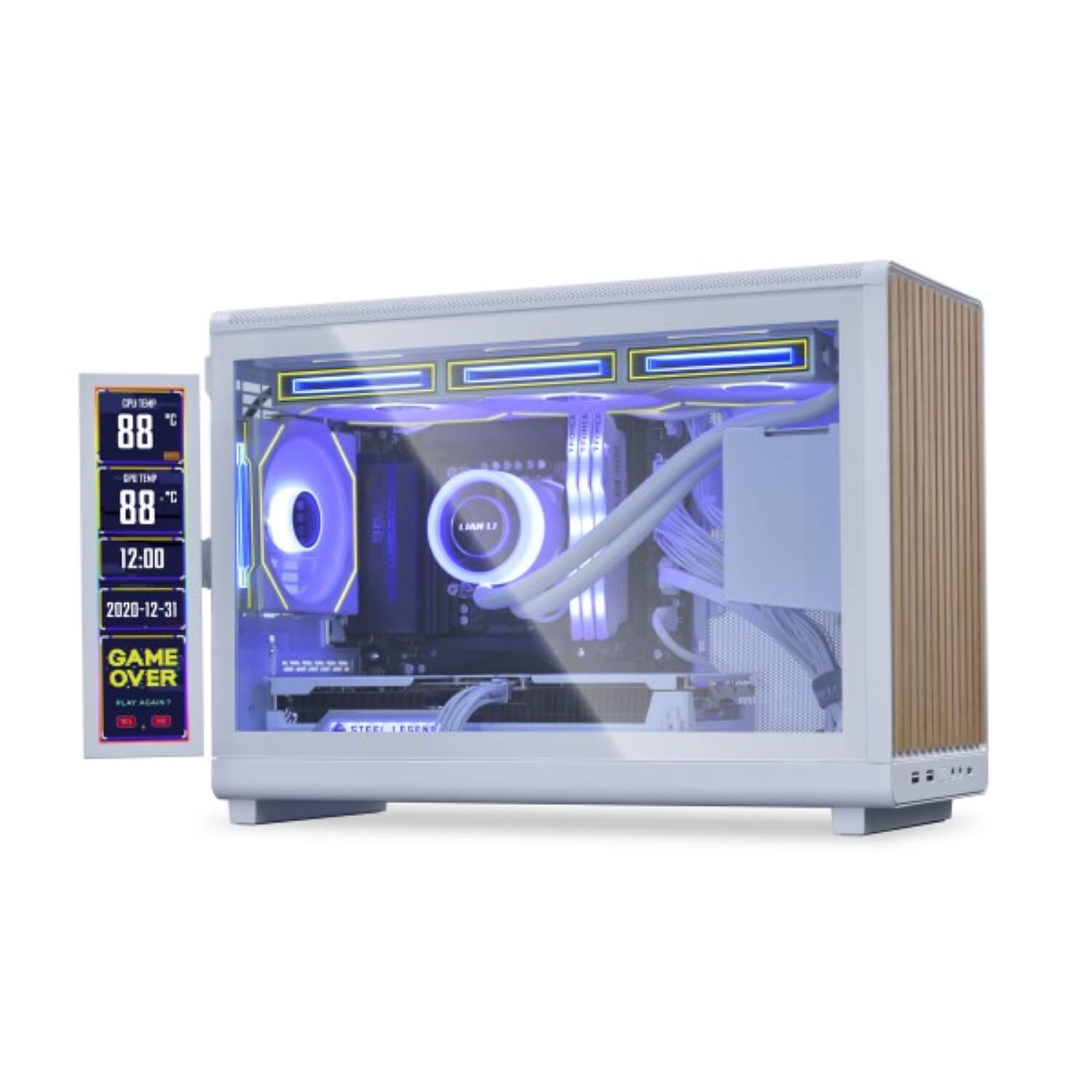 Lian-Li 8.8" IPS Universal Screen White - Image 3